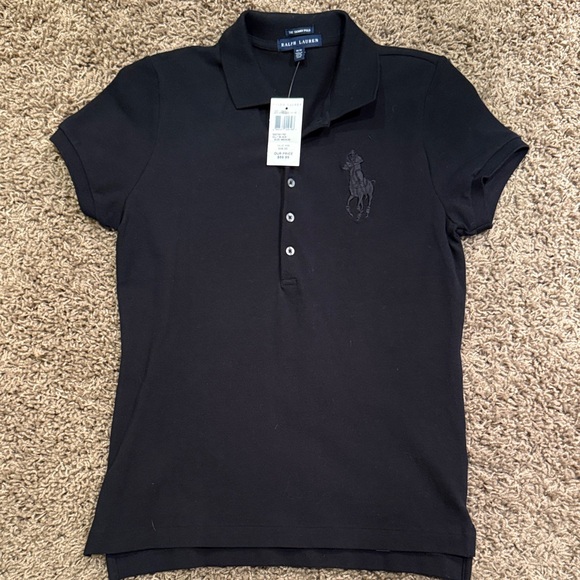 Polo by Ralph Lauren Black Polo Shirt - Picture 5 of 6